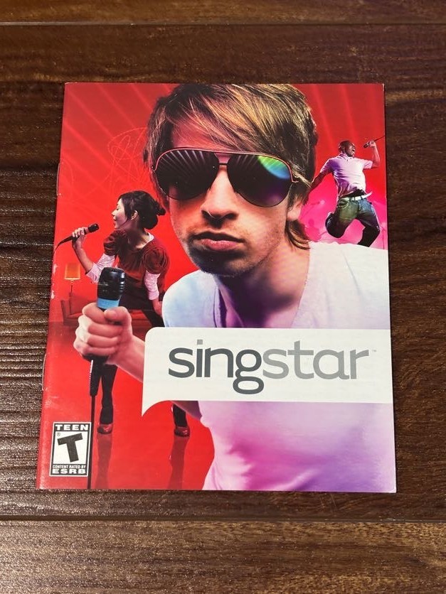 Sing Star Singstar Playstation 3 PS3 Instruction Manual Only