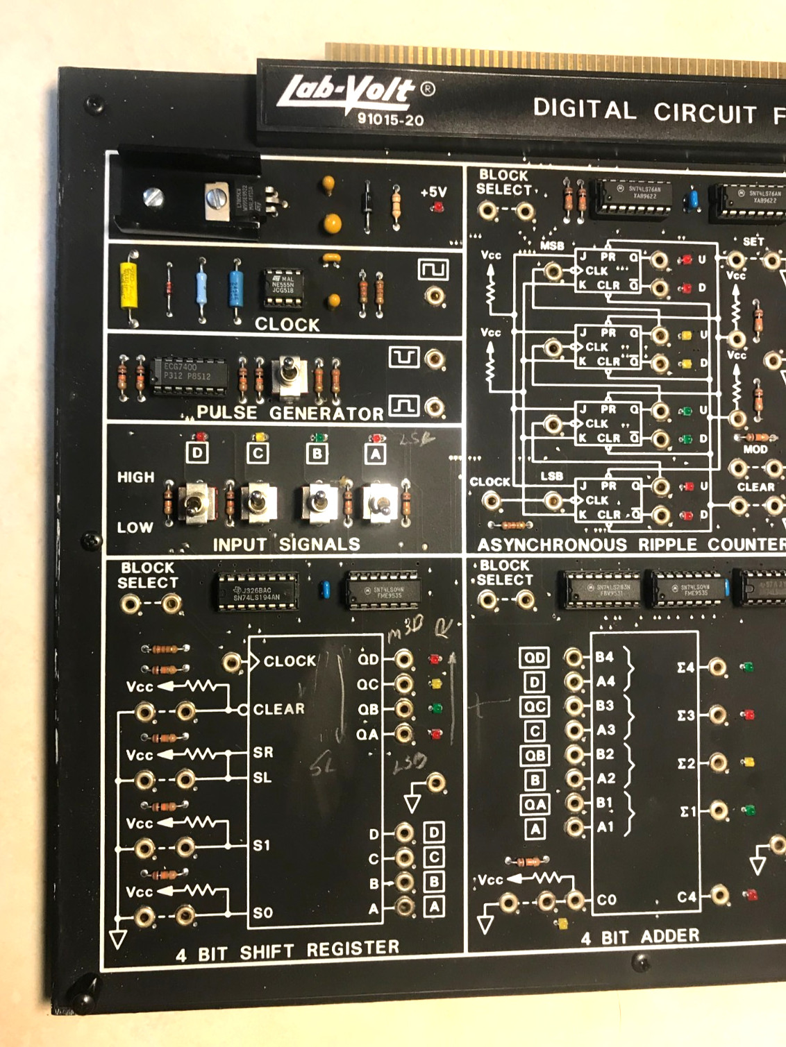 LAB-VOLT Digital Circuit Fundamentals 1 Device Board 91015-20
