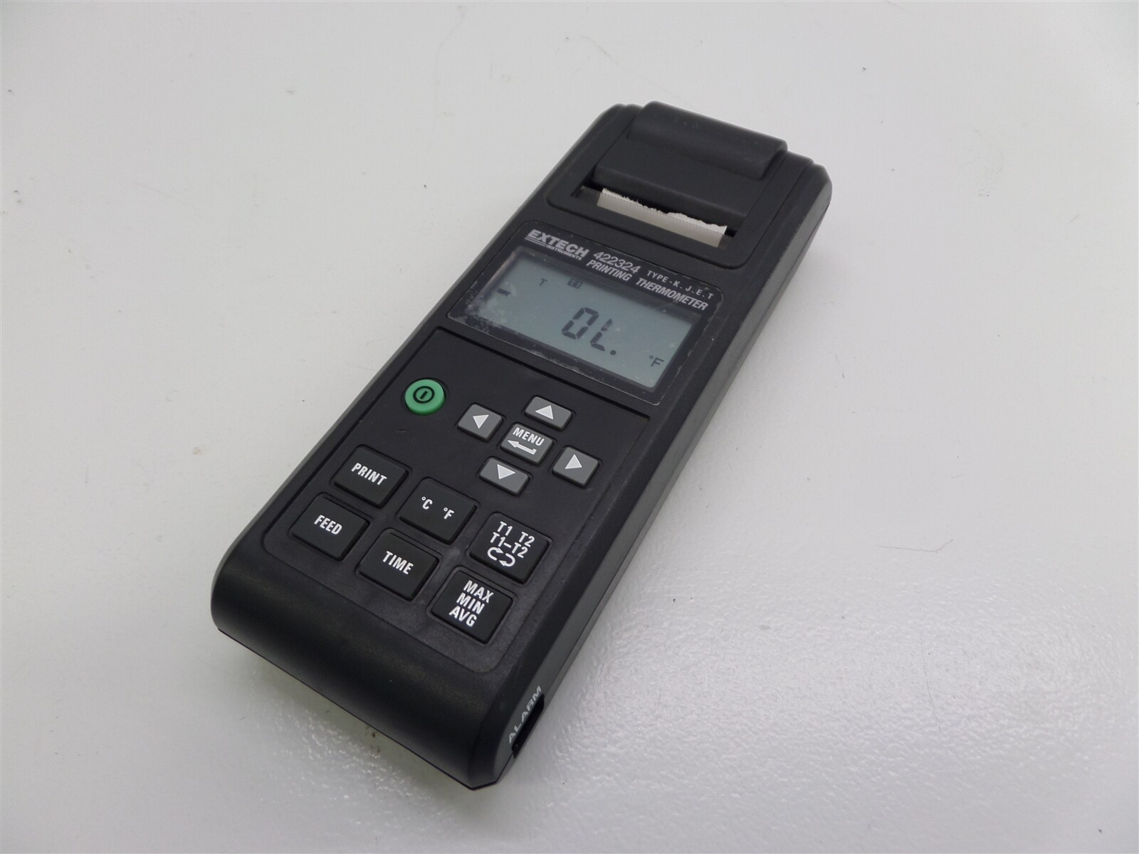 Extech 422324 Dual-Input Printing Thermometer - Type K, J, E, T