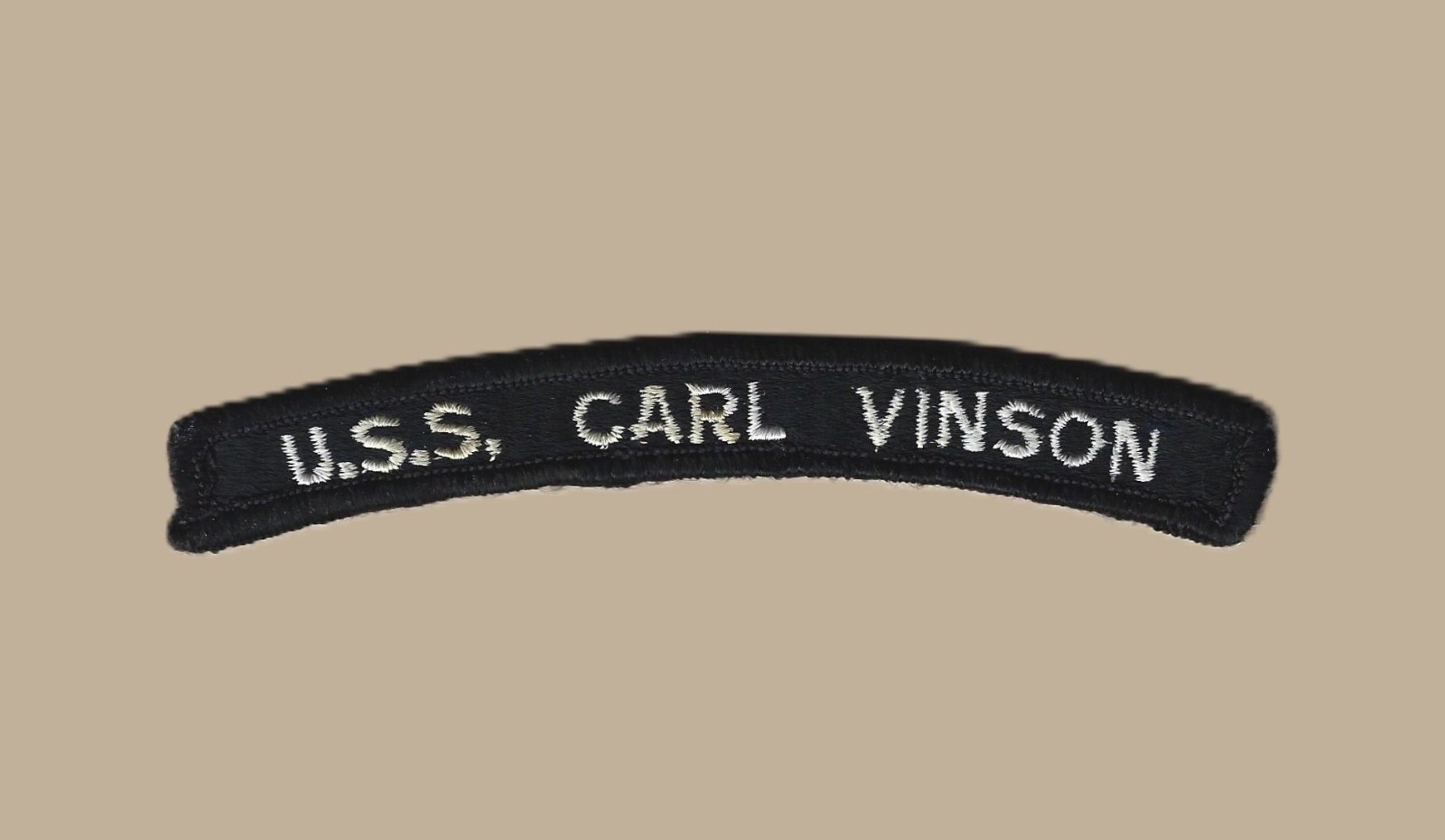 US Navy CVN-70 USS Carl Vinson Aircraft Carrier UIM Rocker Tab (01)
