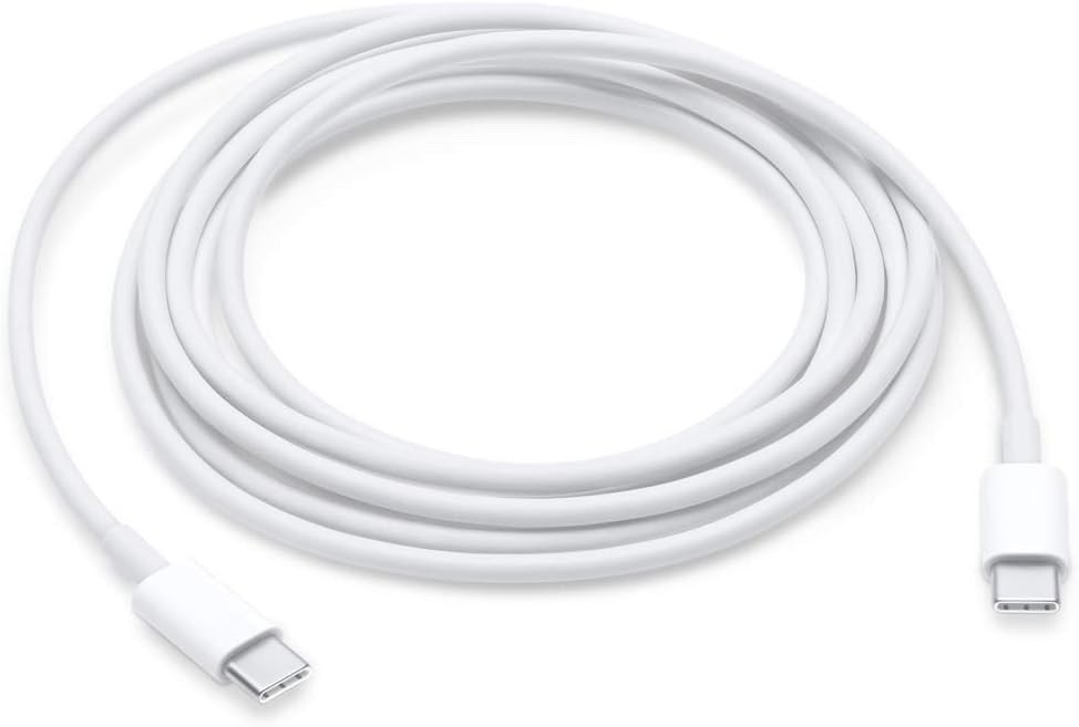 New Apple 2M USB-C to USB-C Charging Cable (White)