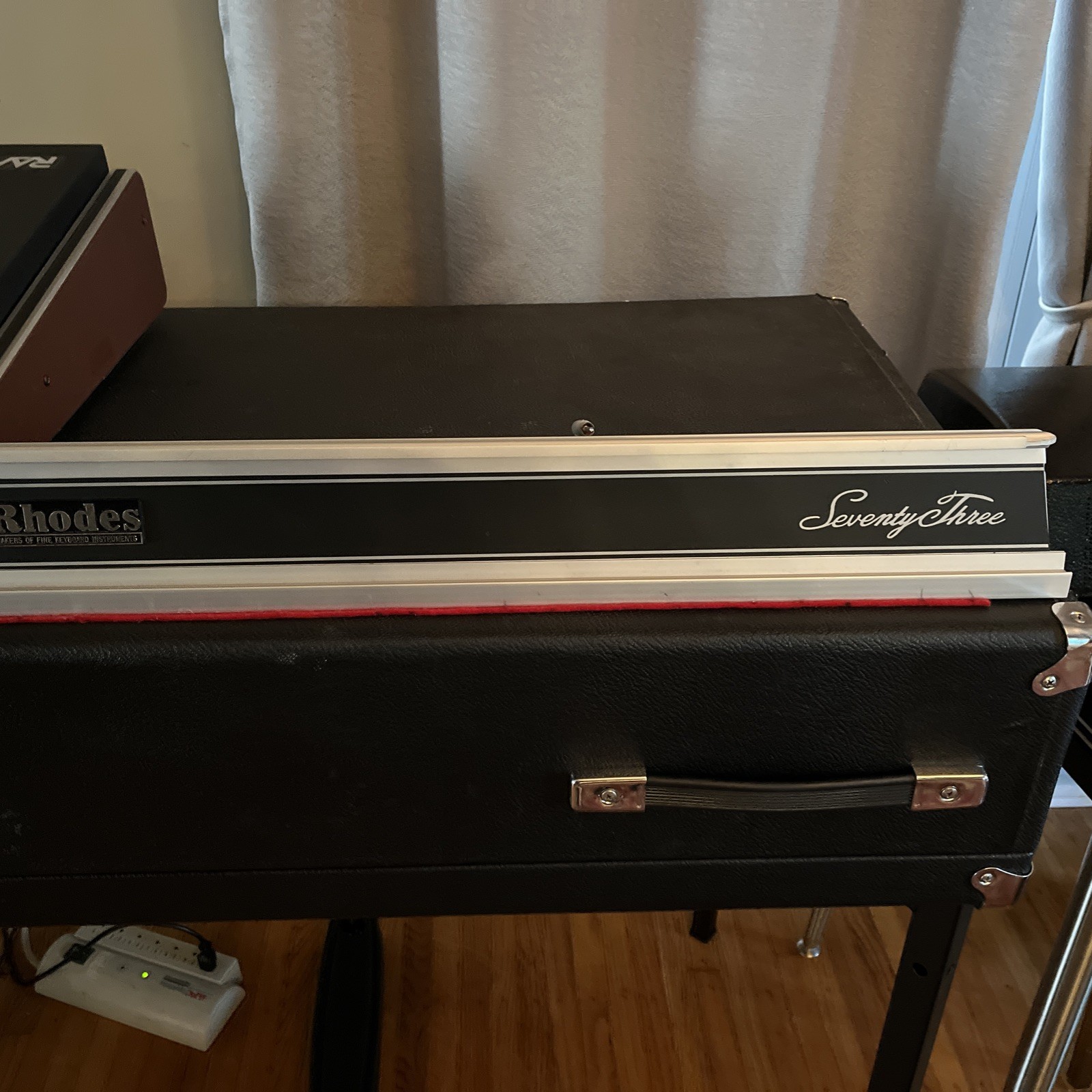 Fender Rhodes Mark II Stage Name Rail