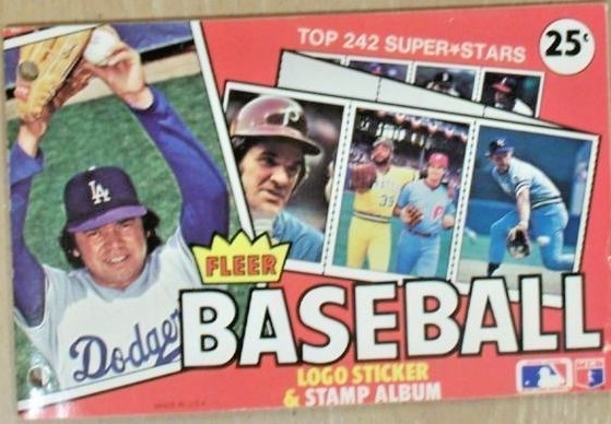 1982 FLEER BASEBALL STICKER ALBUM