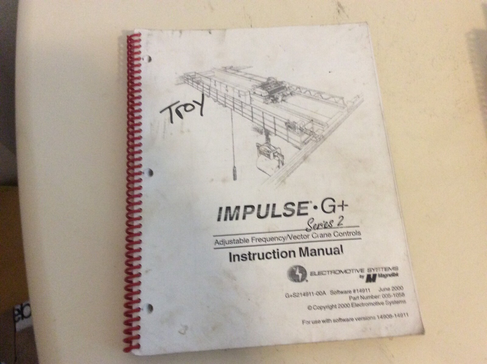 Electromotive Impulse G+ Series 2 Vector Crane Control Instruction Manual