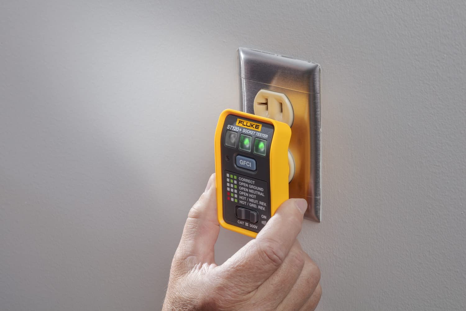 Fluke St120 Gfci Socket Tester Audible Beeper St120+