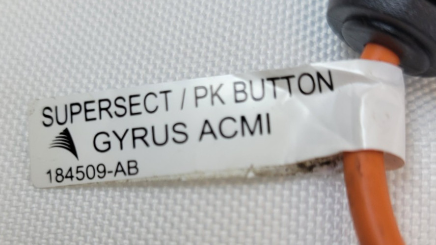 Gyrus ACMI SuperSect/PK Button Specialized Bipolar Electrosurgical Cable