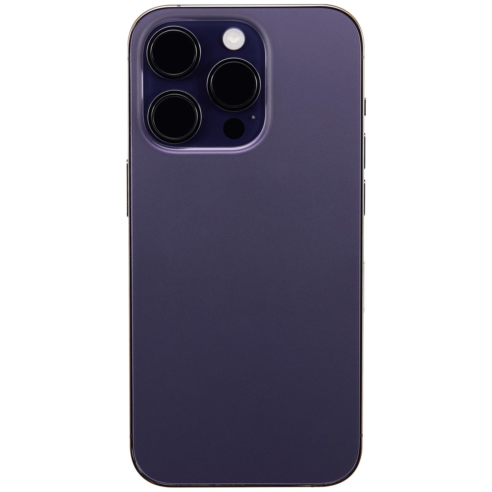 Back Housing Installed Compatible with iPhone 14 Pro(Aftermarket +)(Deep Purple)