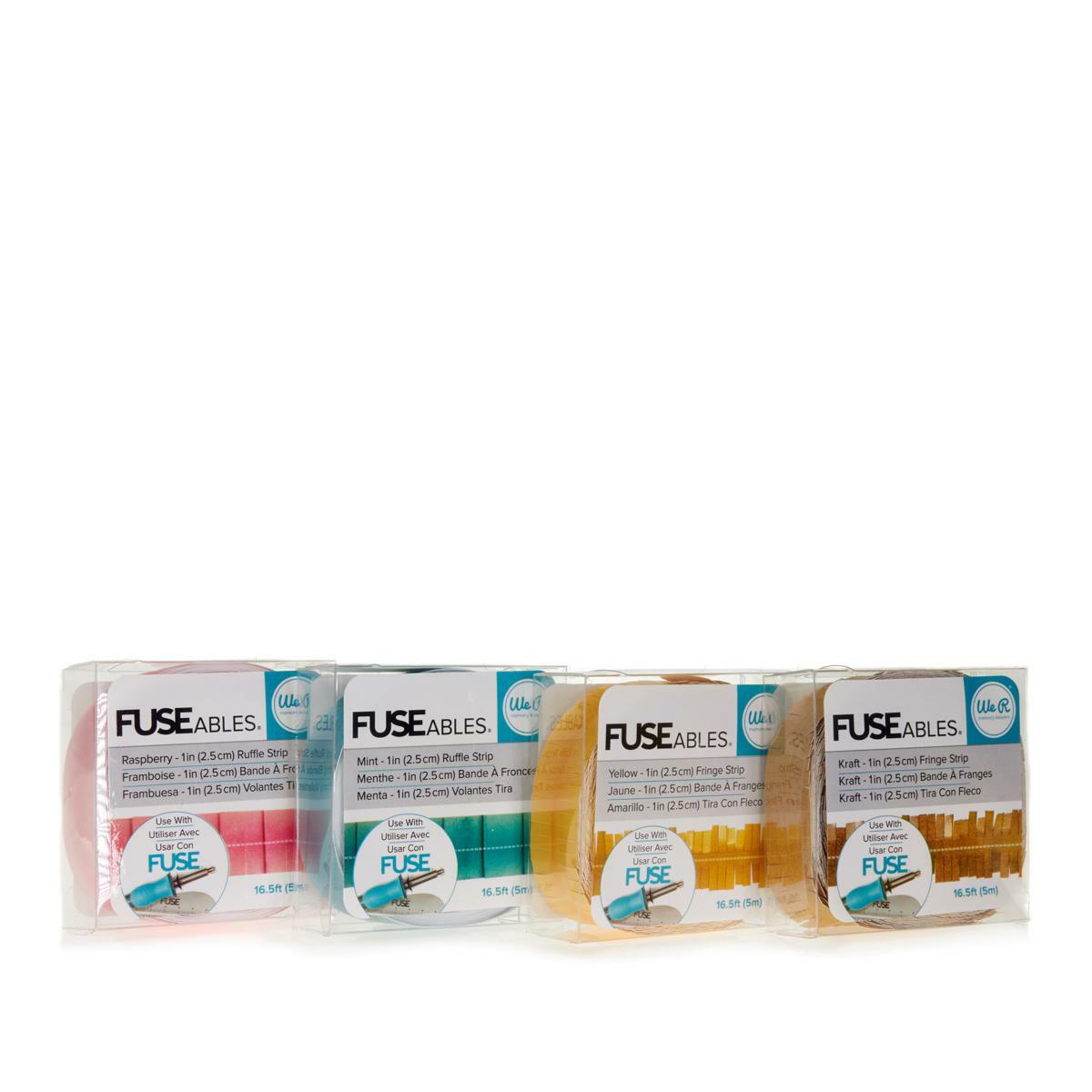 We R Memory Keepers FUSEable Ruffle and Fringe Bundle New 615993