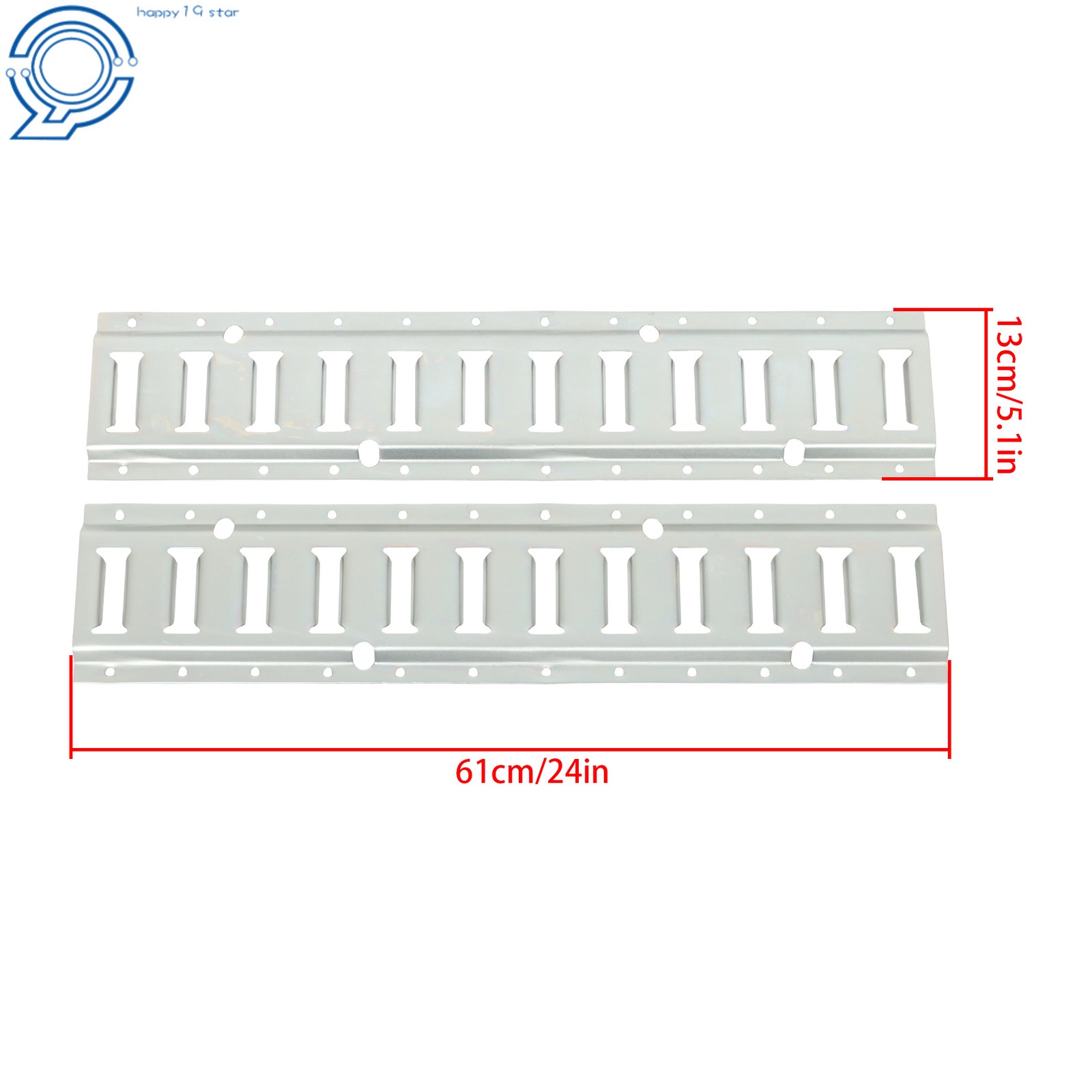 E Track Tie Down Rail Kit 8 Pack 2 FT E Track Rail For Garages Trailers