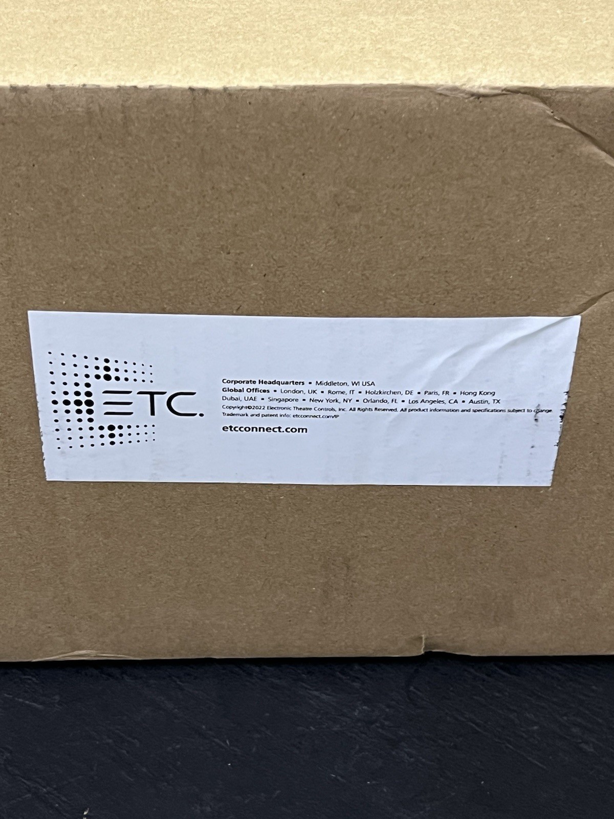 ETC UFMP8 DMX Foundry Mini Relay Lighting Control Panel