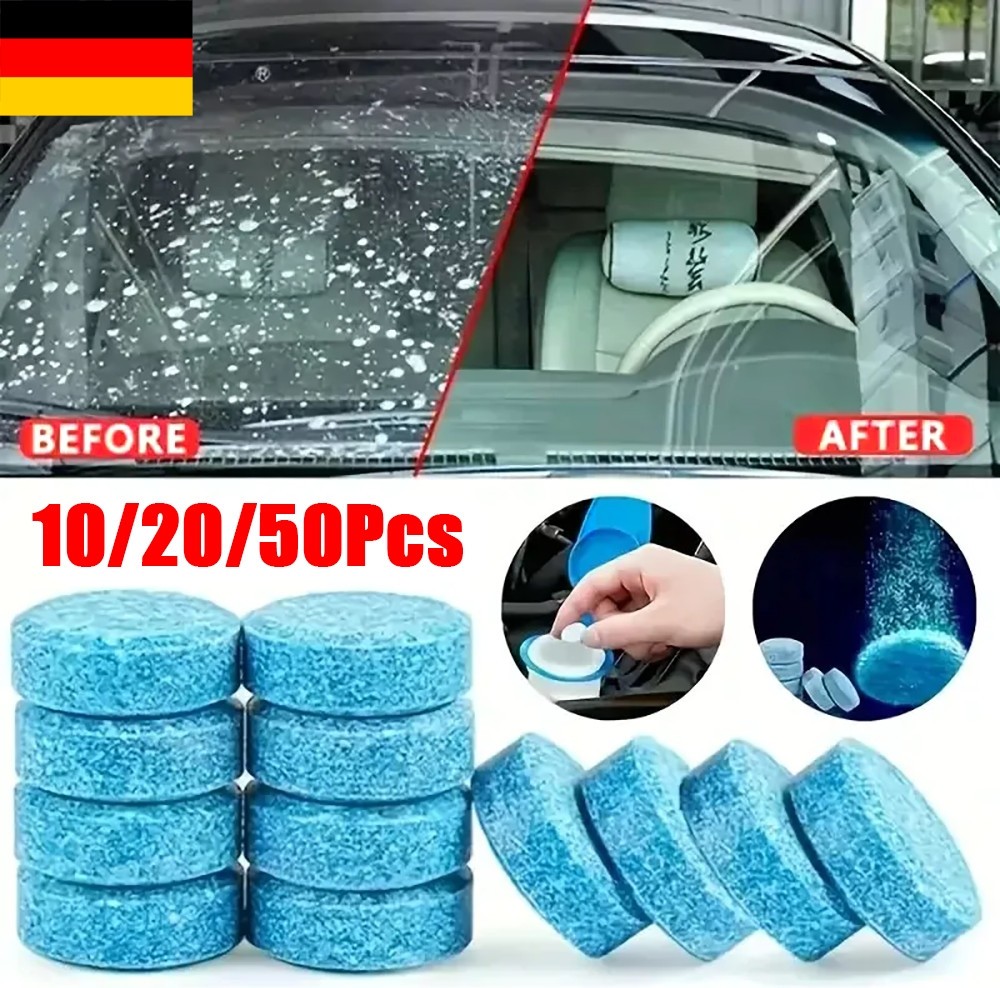 10-50x Car Windscreen Cleaner Tabs Windscreen Concentrate Tablets Summer
