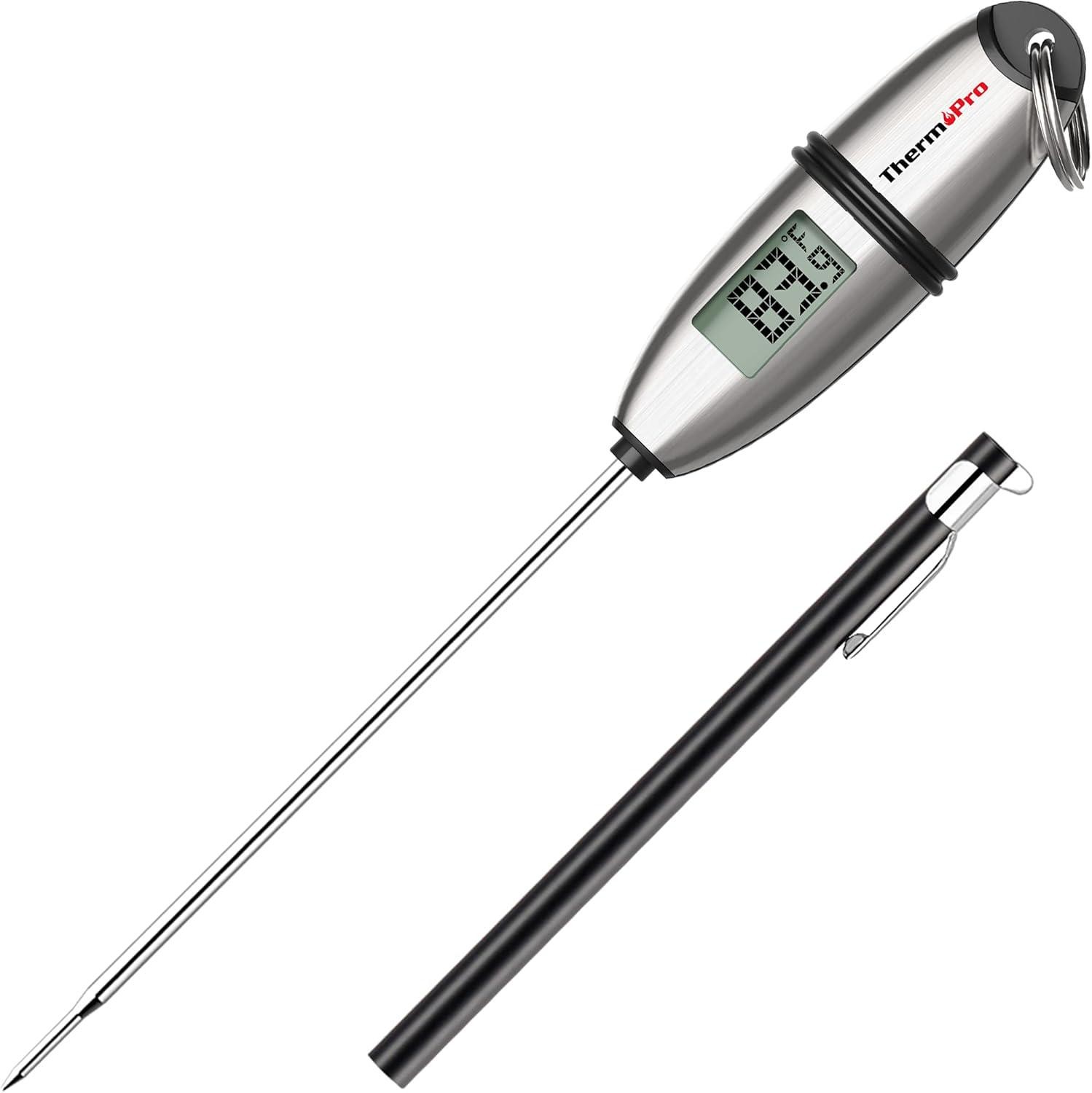 ThermoPro TP02S Digital Food Thermometer for Cooking Bread Baking Sourdough Liqu