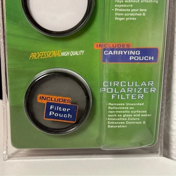 Two Tristar Optics Filter Bonus Pack 52mm (UV Filter, Polarizer Filter, Pouch)