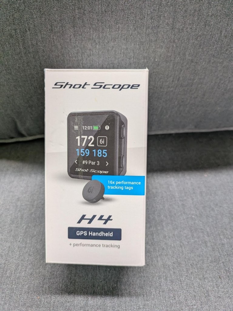 Shot Scope H4 Golf GPS Handheld 16 Tracking Tags Used Twice Complete Kit