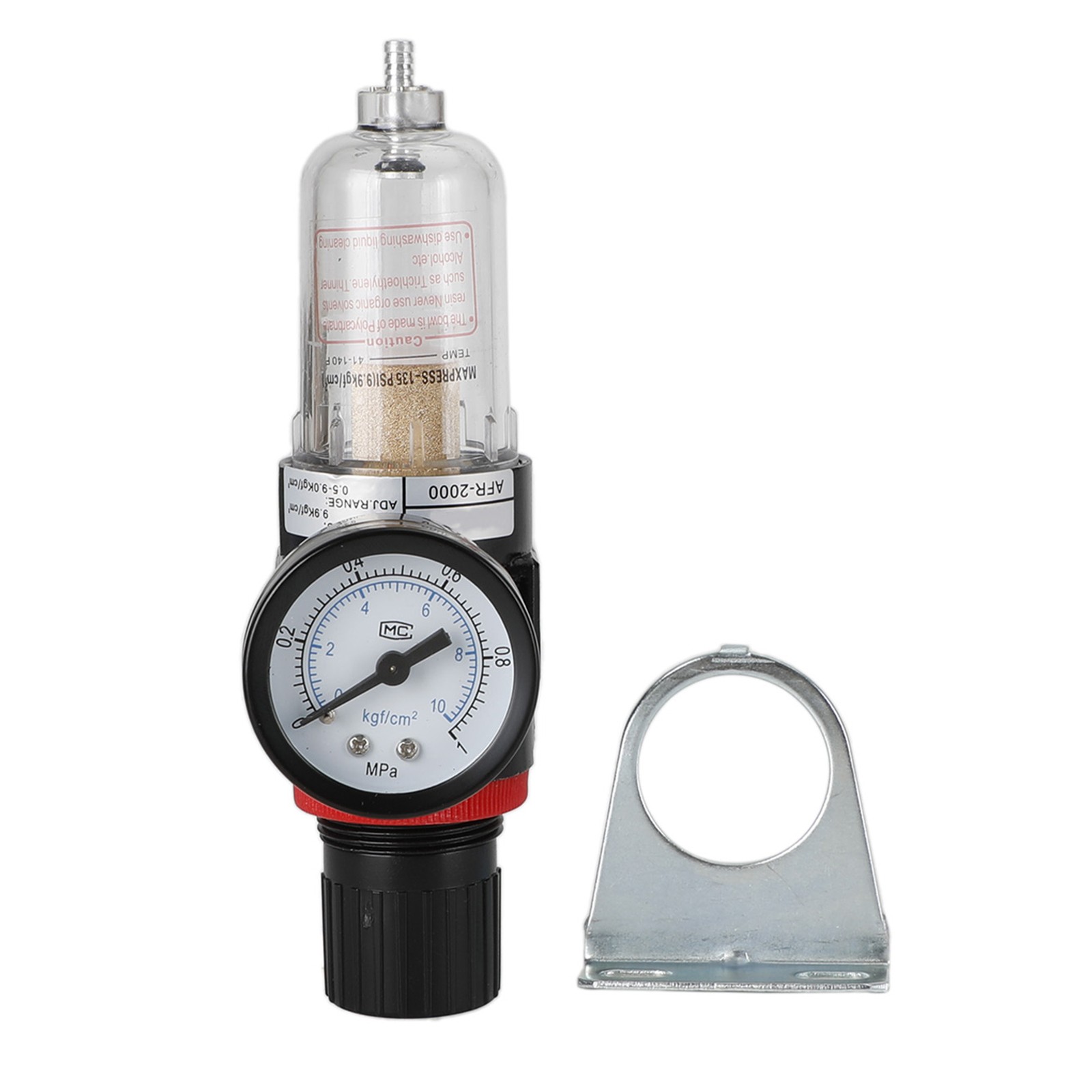 AFR2000 1/4" Air Compressor Filter Water Separator Trap Tools Regulator Kit
