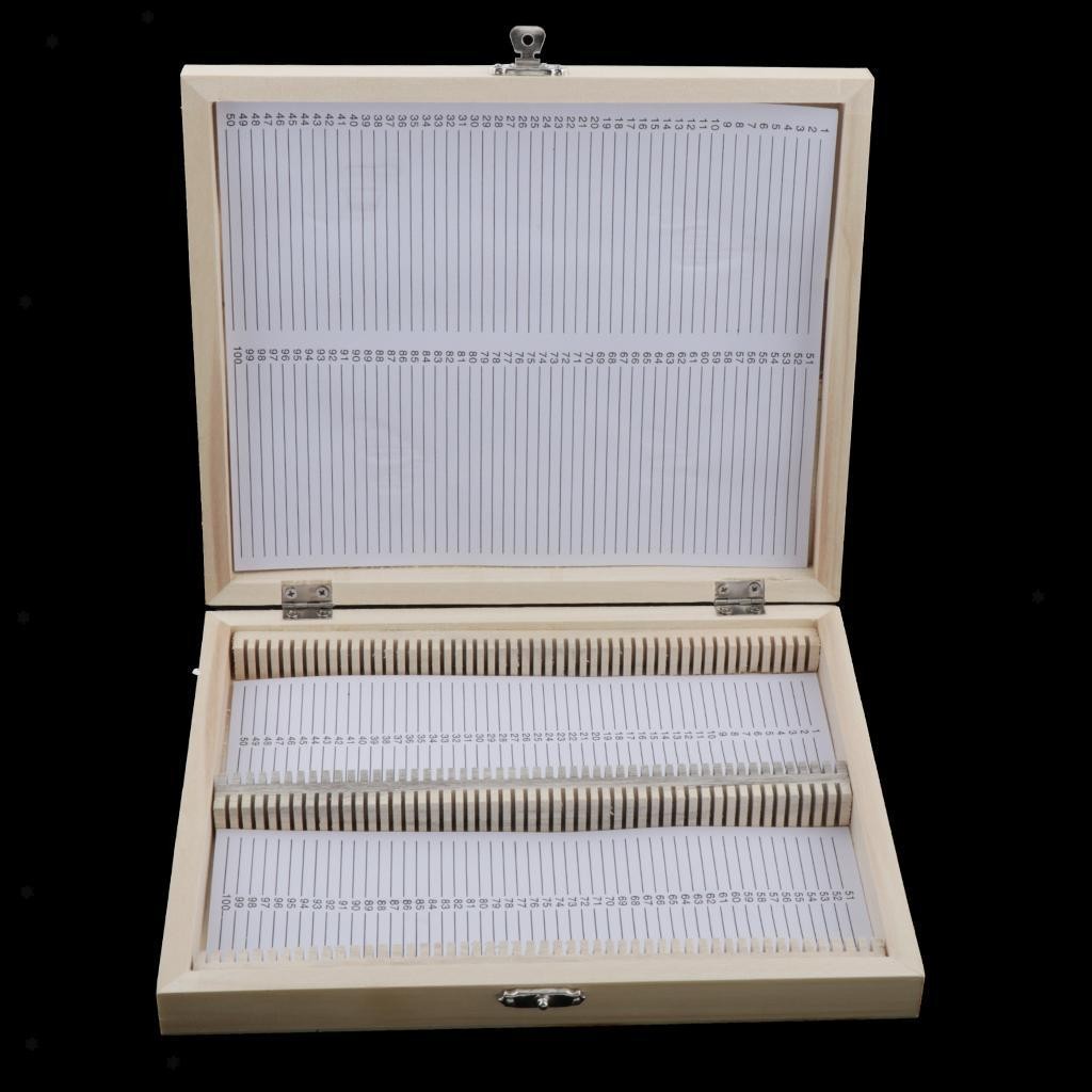 Microscope Storage Box Case Container Slide Holder