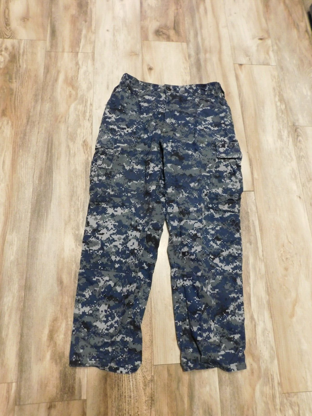 US NAVY WORKING TROUSERS PANTS SIZE MEDIUM - SHORT