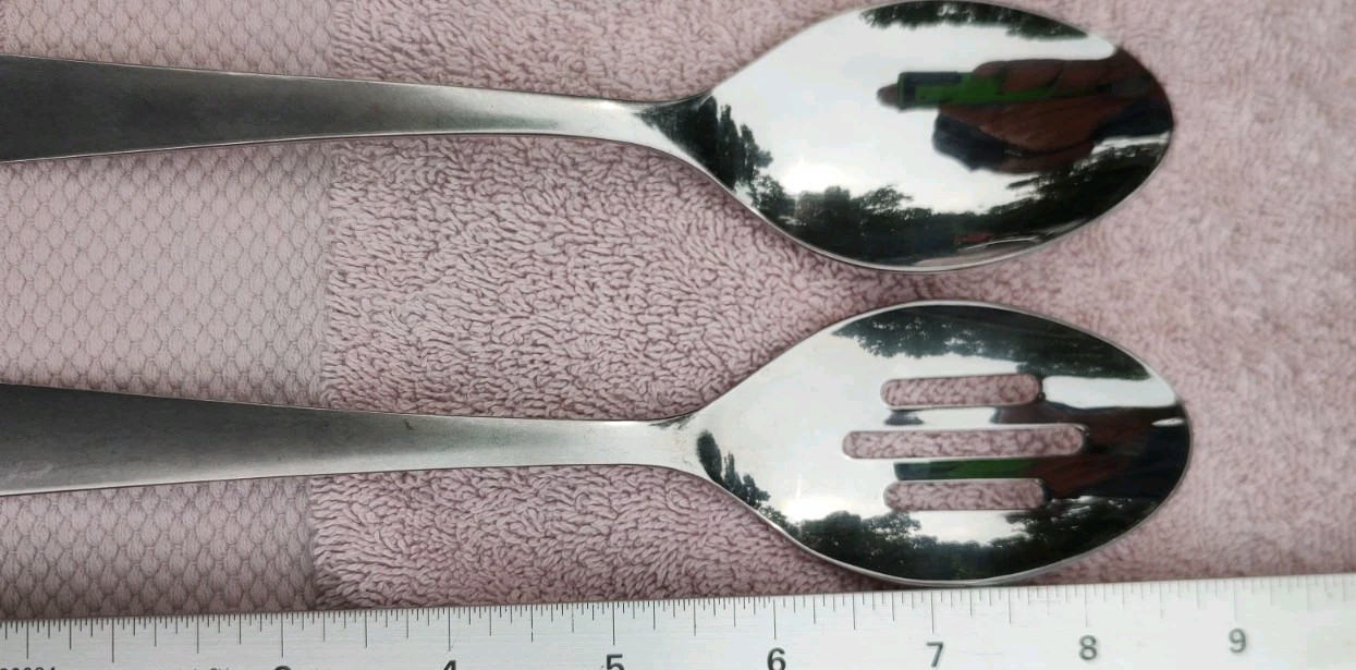 44pc Cambridge Gratitude Sand Stainless Flatware Complete service for 8+Serving