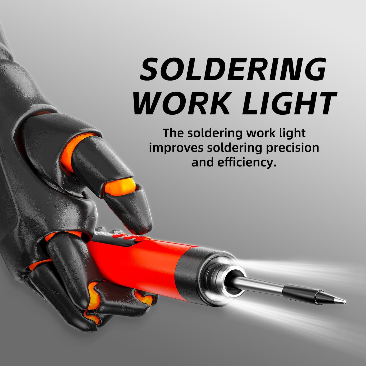 Cordless USB Rechargeable Portable Soldering Iron, Digital Adjustable Display Sc
