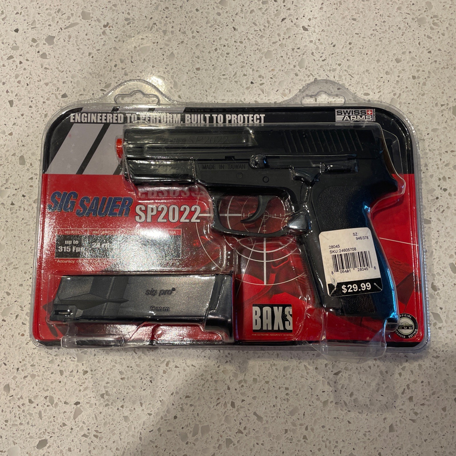 Swiss Arms Sig SP2022 9mm Sig Sauer SoftAir New NIB 2005 New Old Stock