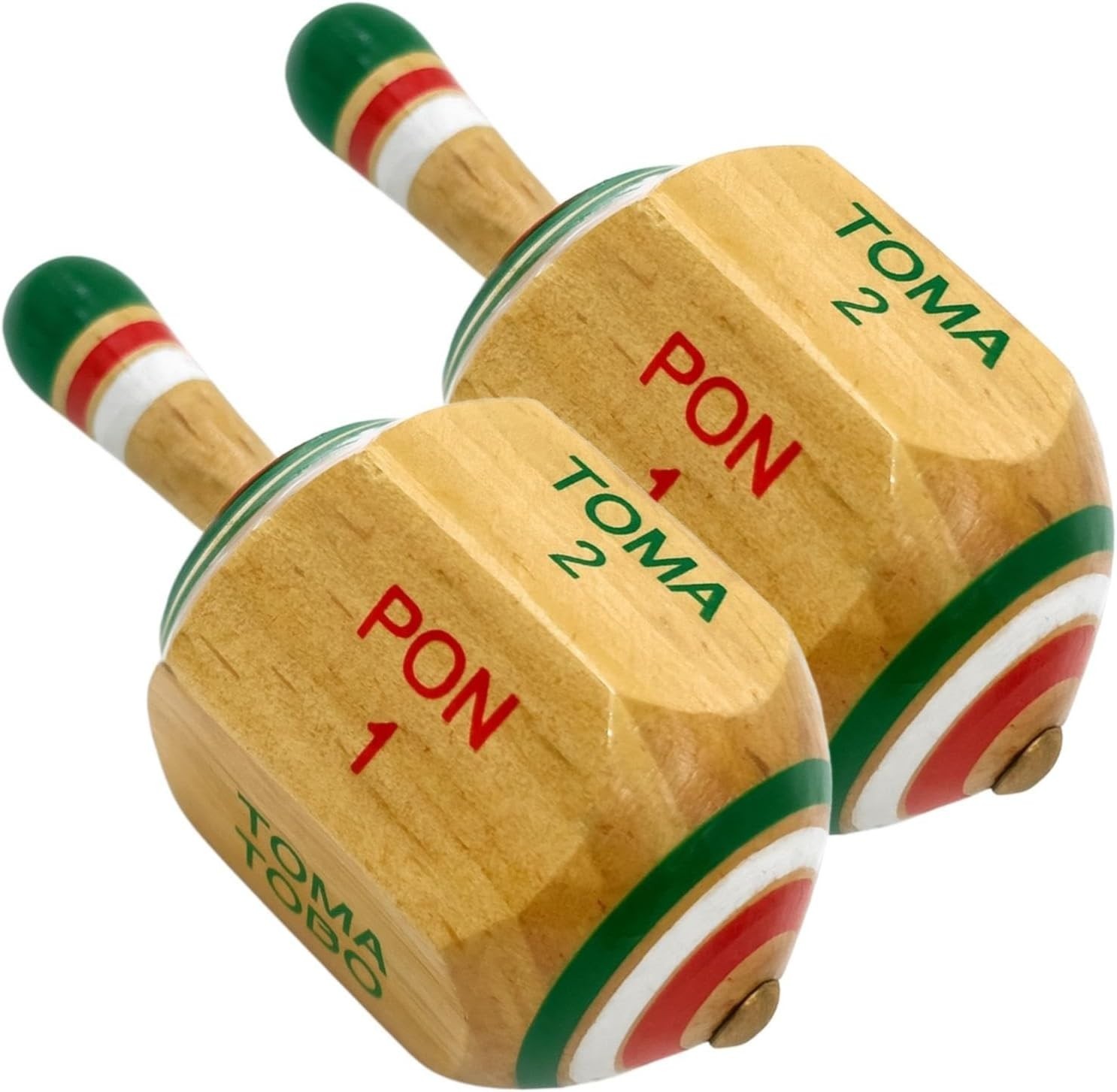 2-Pack Mexican Spinning Top Toma Todo Game Pirinola Mexicana