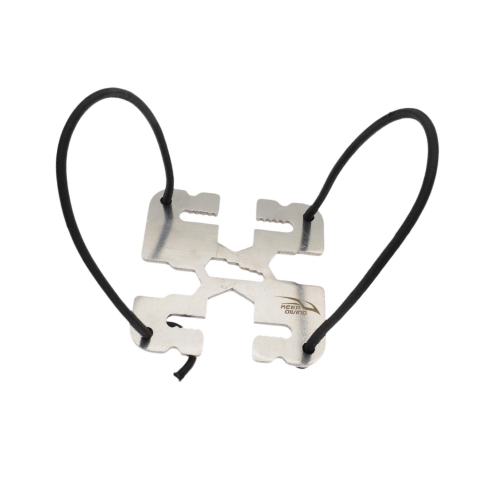 Backplate Weight Plate for Scuba Diving Compact Stainless Steel Webbing Mount