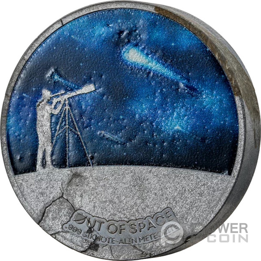 OUT OF SPACE Sikhote-Alin Meteorite Coin 1$ Niue 2026