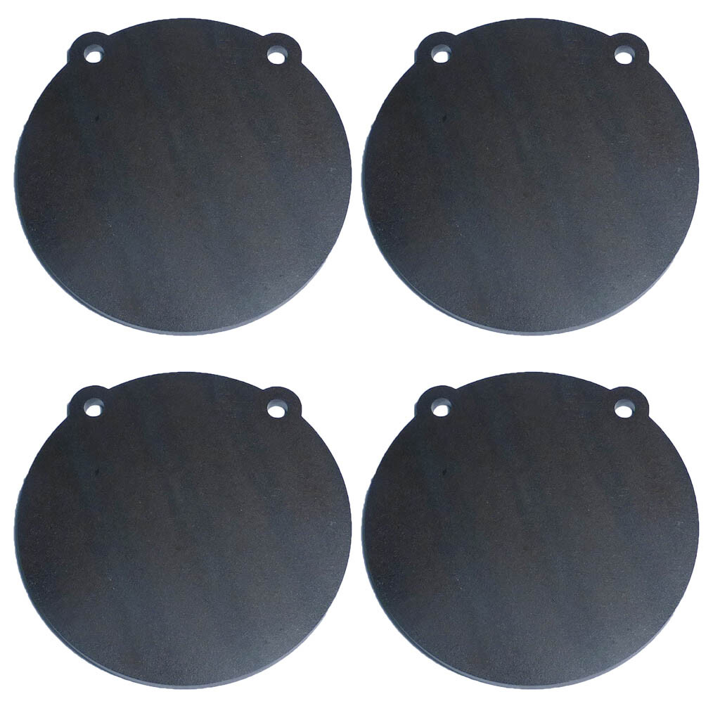 Tactical Scorpion Gear AR500 Steel Shooting Range Target Lot of 4 8" x 1/4" Gong