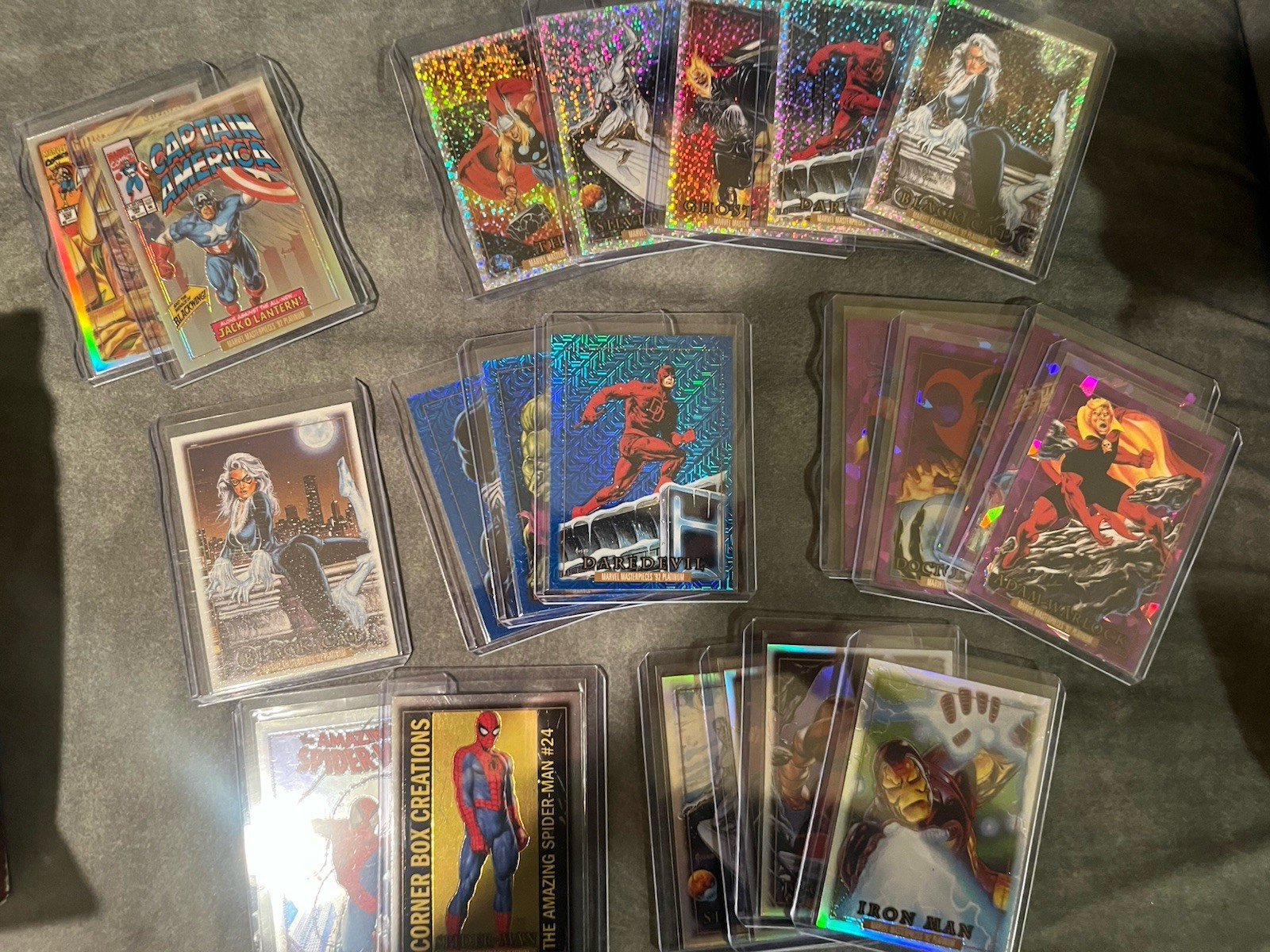 2024 UD Marvel Masterpieces '92 Platinum *YOU PICK* Base, Parallels & Inserts