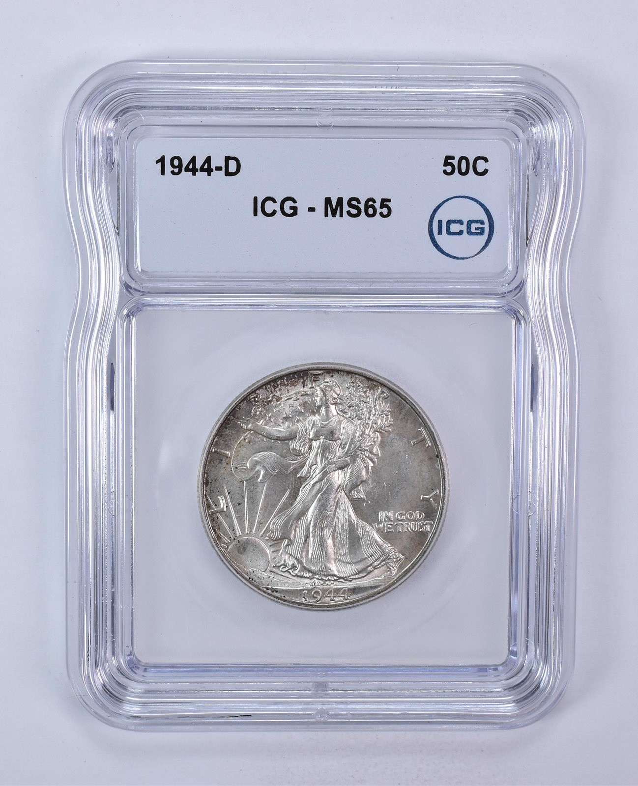 1944-D Walking Liberty Half Dollar MS65 ICG