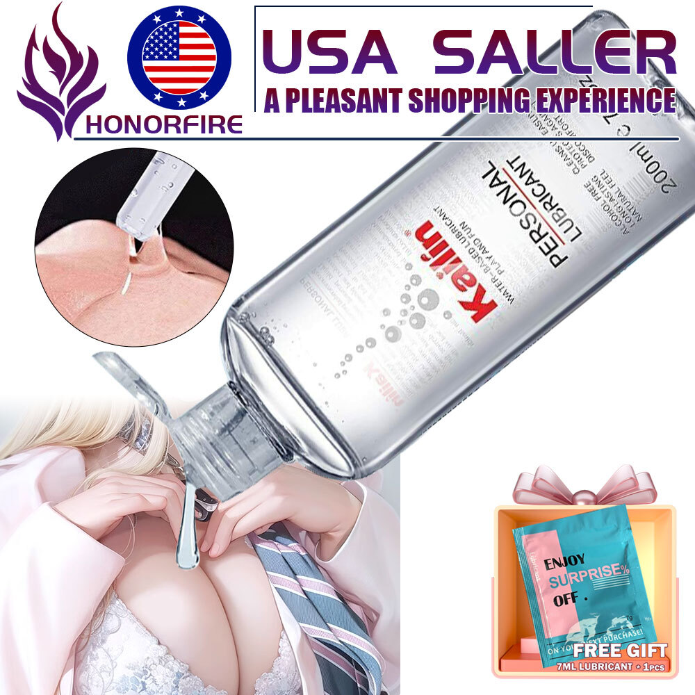 Lube Personal Lubricant Water Based Long-Lasting Sex Lubricant for-Women Men US