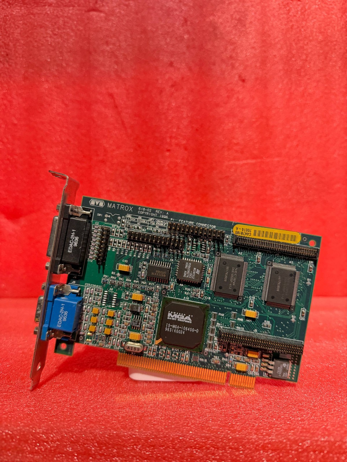 MATROX 708-01 MATROX MGA-MYST/2N PCI 64B 2MB SVGA VIDEO