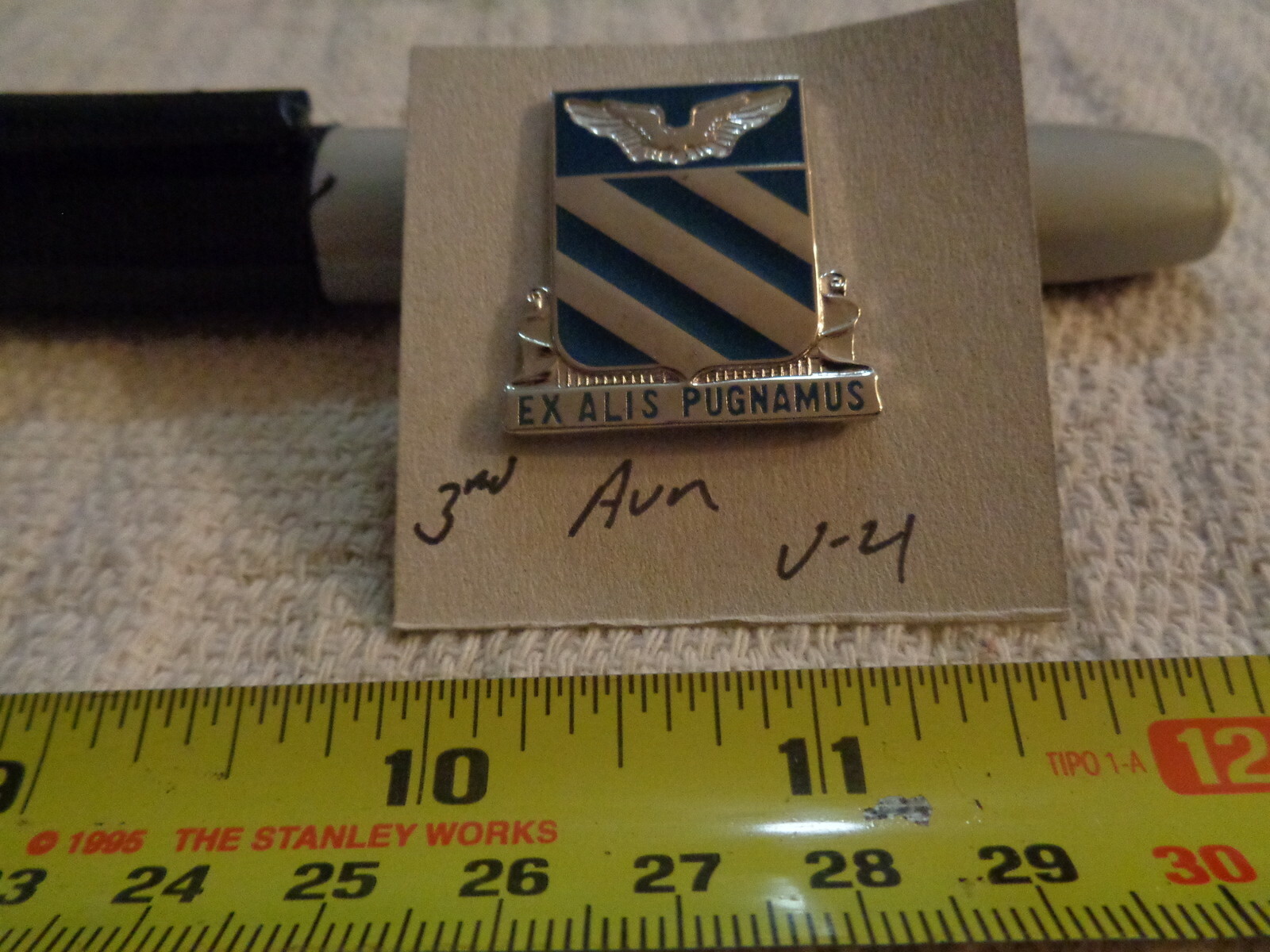 3rd Aviation V-21 Unit Crest, DI, DUI (DRAW#10)