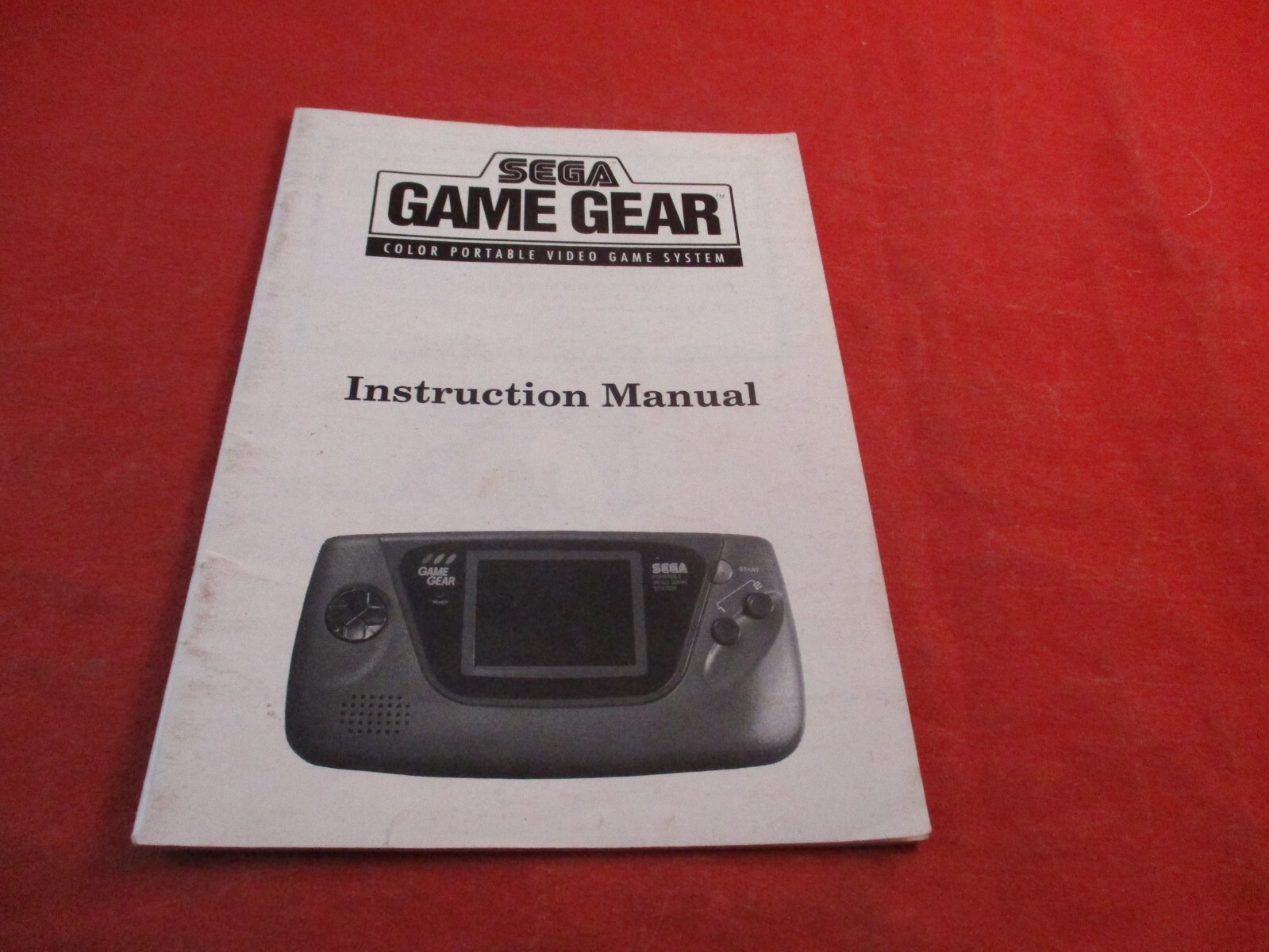 Sega Game Gear System Console Instruction Manual Booklet ONLY  Gamegear