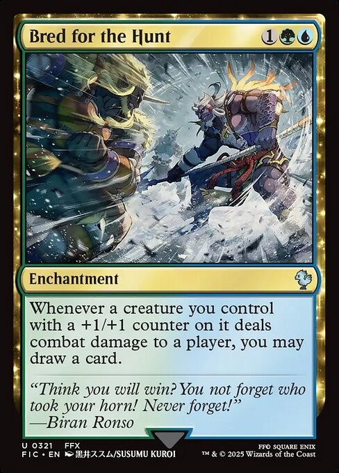 Bred for the Hunt 321 U Normal FIC MTG NM
