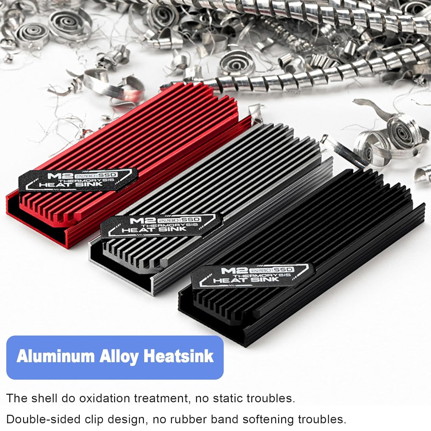 M.2 SSD Heatsink 2280 Thin Cooler Thermal Pads