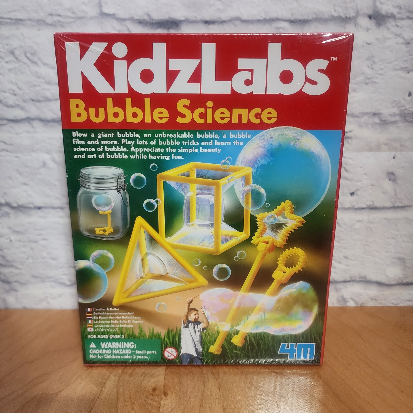 KidzLabs Bubble Science Kit Educational STEM Activities by 4M  Sealed