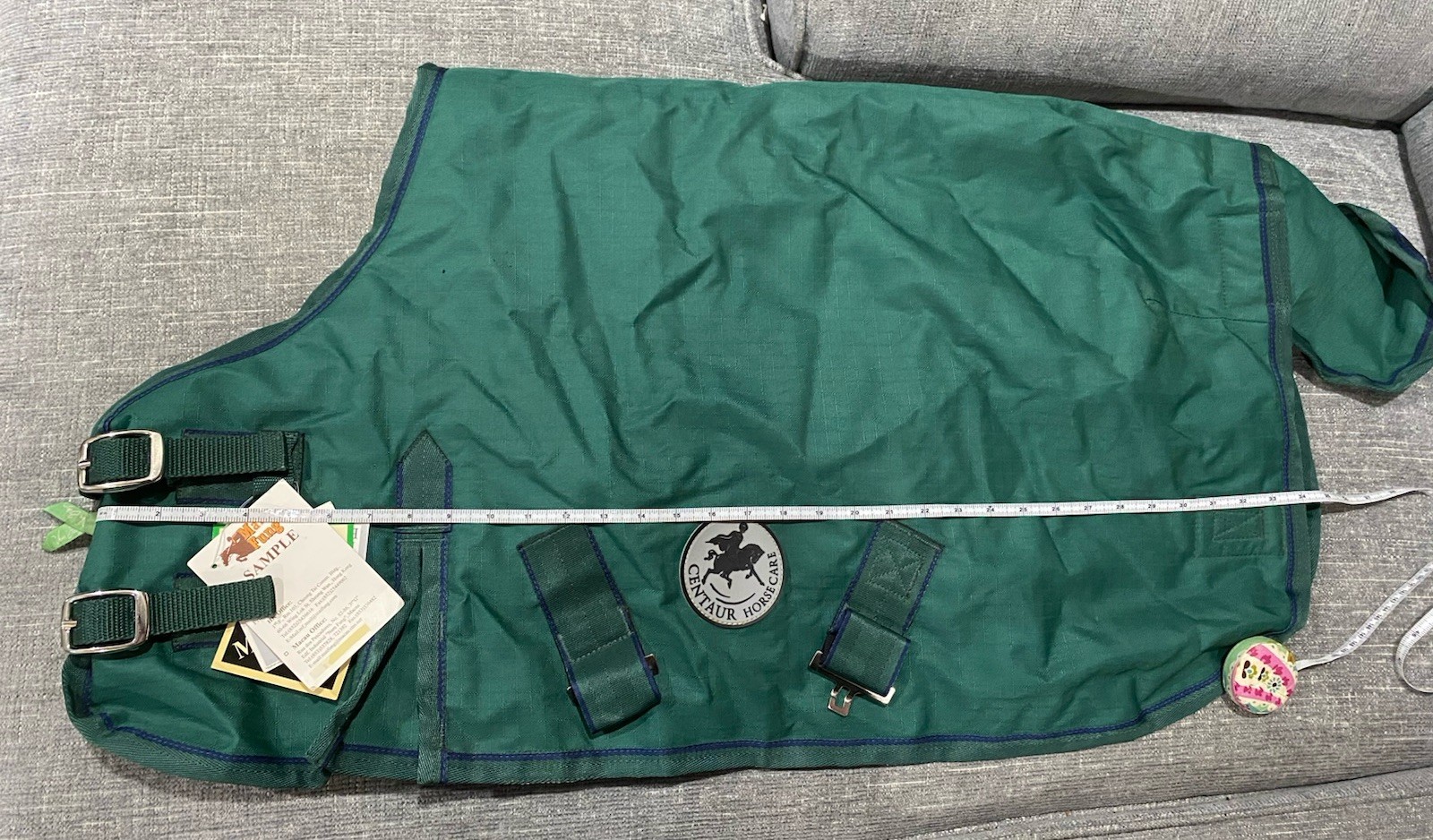 NWT Centaur Turnout Blanket Foal/Mini/Dog 1200D Retail SAMPLE *read