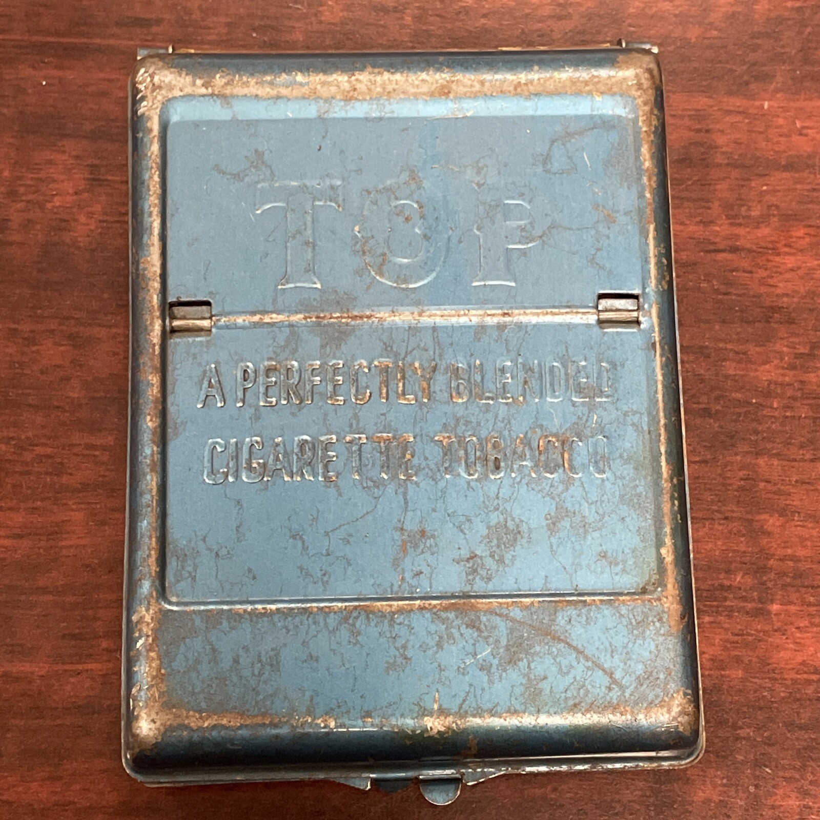 Vintage Blue Cigarette Roller TOP “A Perfectly Blended Cigarette Tobacco”