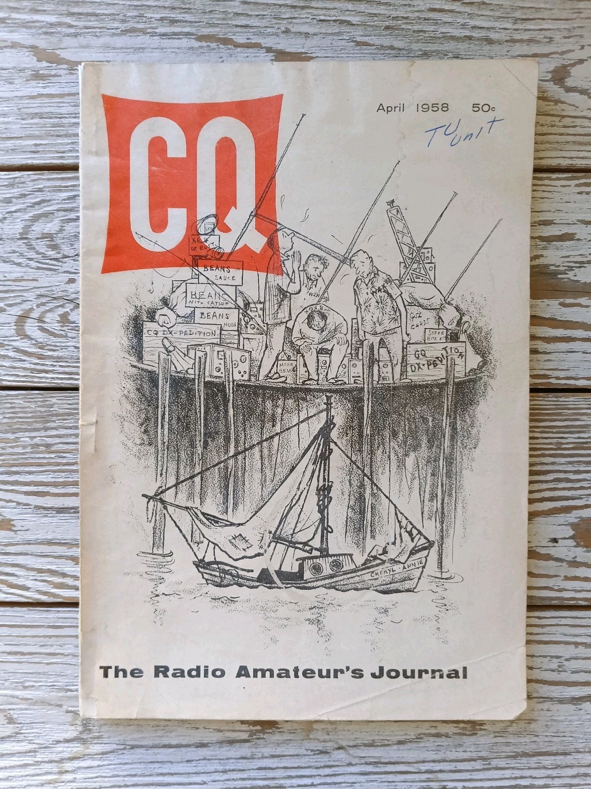 Vintage CQ Radio Amateurs' Journal April 1958