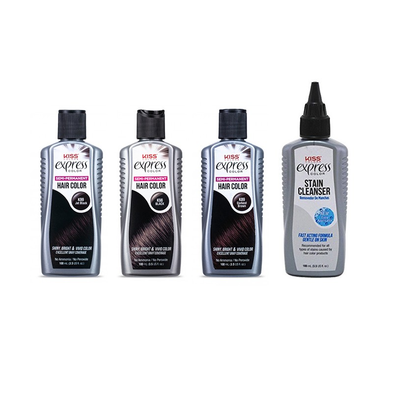 Kiss Colors Express Semi-Permanent Hair Color 3.5oz
