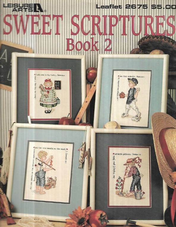 CROSS STITCH SWEET SCRIPTURES BOOK 2 BEAUTIFUL CHARTS