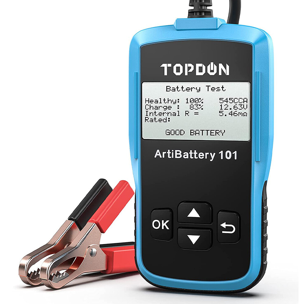 Digital Battery Analyzer TOPDON AB101 12V Car Battery Load Tester 100~2000CCA