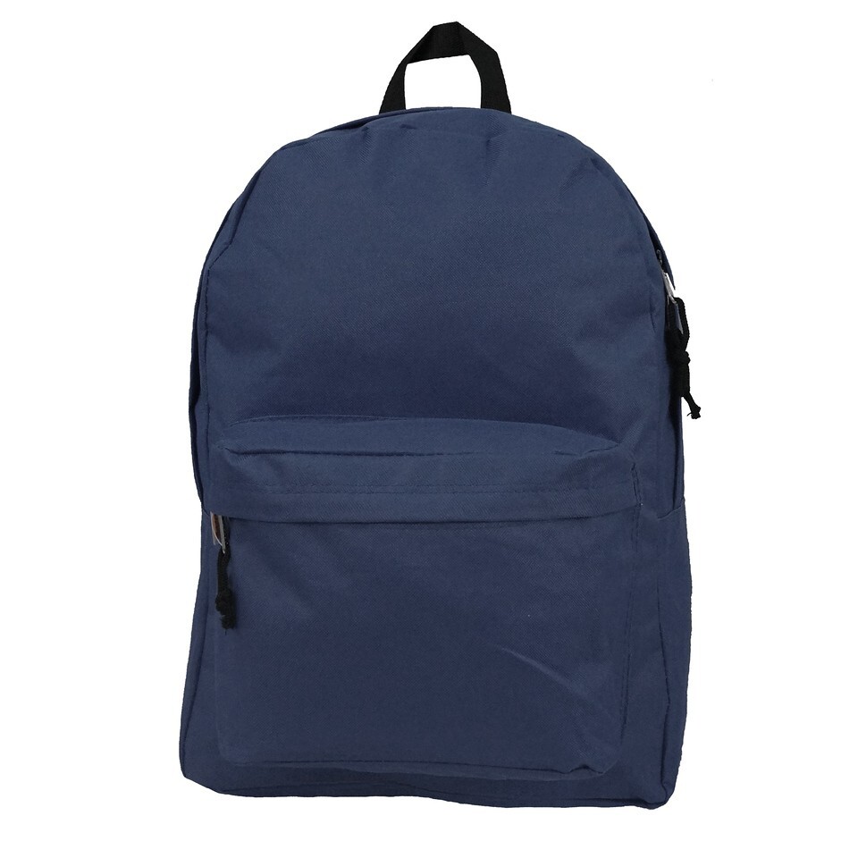 Classic 16 Inch School Bag Basic Daypack Simple Book Bag