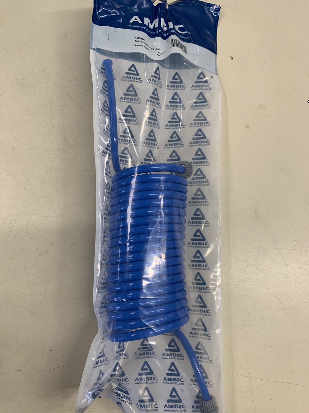 Teat Spray Retractable Coil - Ambic ATS/406 - Blue
