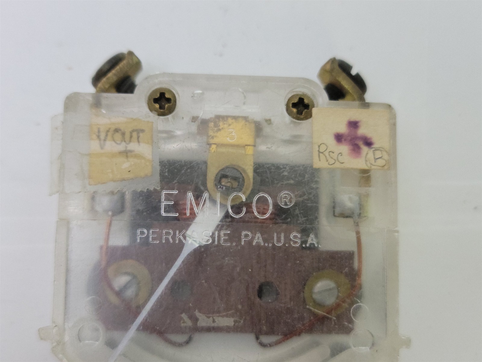 Spar Electronics / Emico 0-2115-1 Mini Panel Meter , 0-1.5 DC Amps