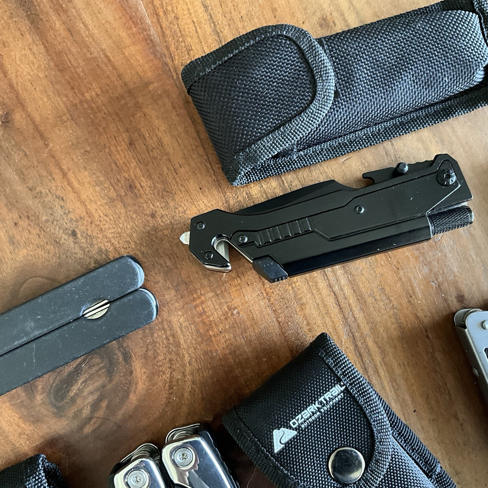 Mixed Pocket Knife Utility Multi-Tool Lot Sheaths
