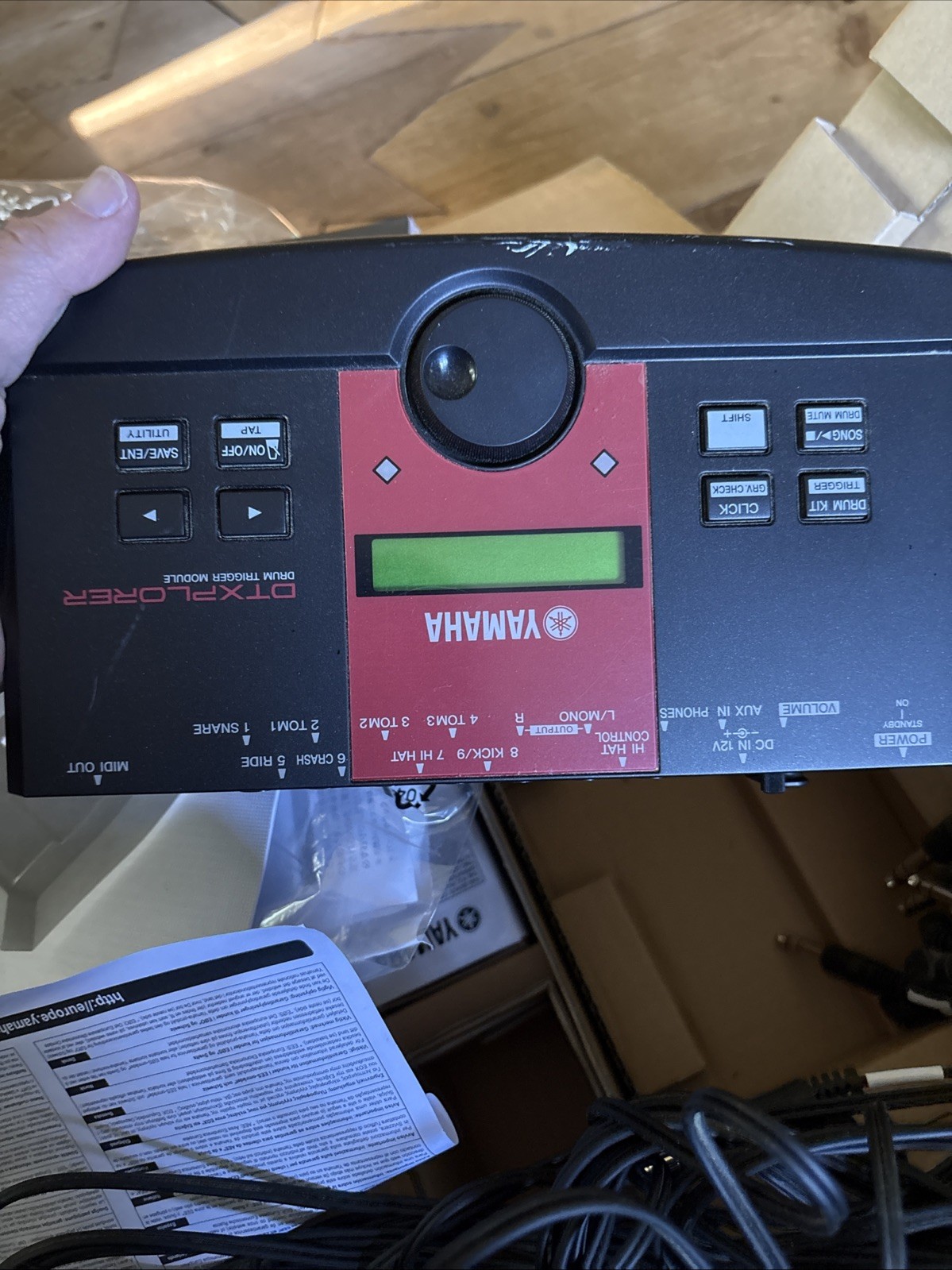 Yamaha DTXplorer DTXPL Electronic Drum Trigger Module w/ Power Supply