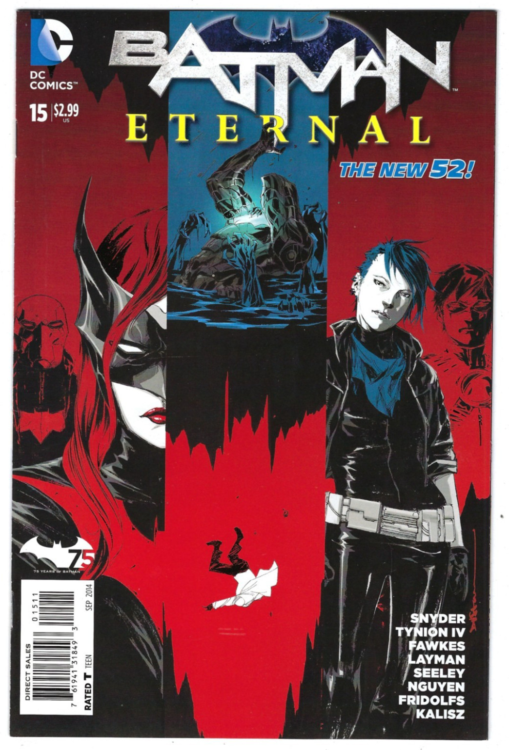 DC Comics New 52 BATMAN ETERNAL #15 first printing Cover A