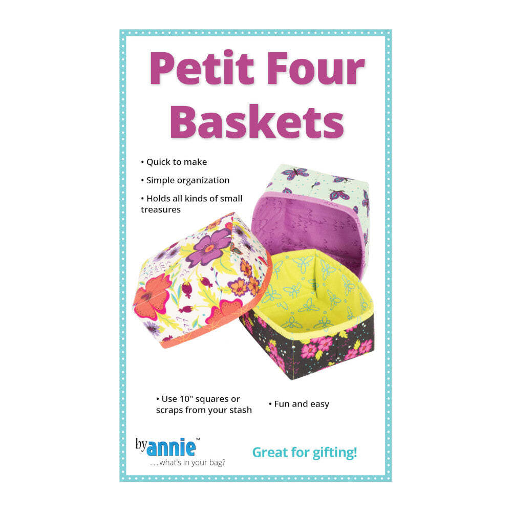 By Annie Petit Four Baskets Pattern